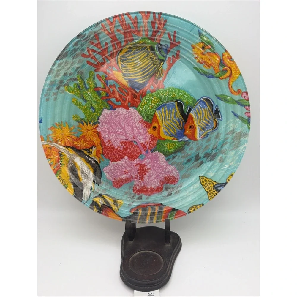 Tropical Fish Coral Decorative Plate 11